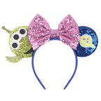 Sequin Mouse Ears Bow Headband for Women & Girls