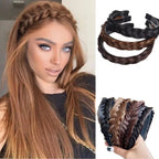 Synthetic Braided Headband for Women