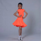 Latin Dance Fringe Dress Customized Tango ChaCha Samba Performance Costumes for Adult and Children's Latin Competition Clothing
