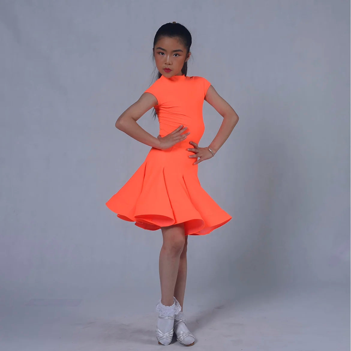 Latin Dance Fringe Dress Customized Tango ChaCha Samba Performance Costumes for Adult and Children's Latin Competition Clothing