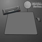 Black Speed Mouse Pad Pure Color High Elastic Non-slip Bottom Gaming Mouse Mat Premium E-Sports Mousepad Ultrafine Surfa Deskmat