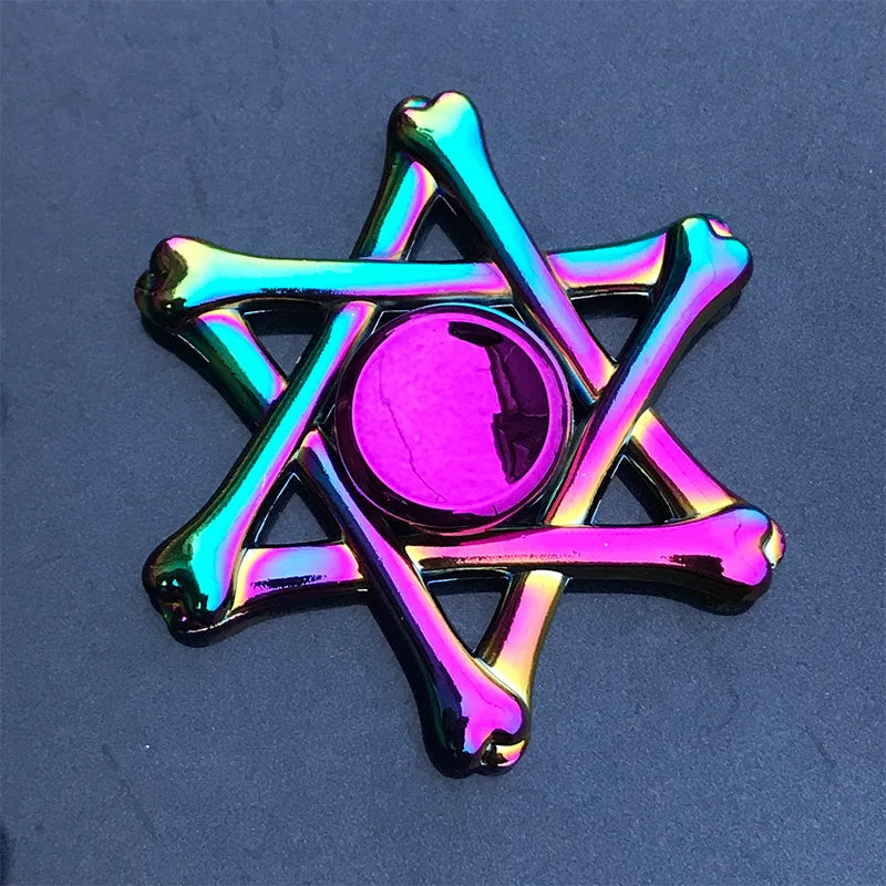 Rainbow Metal High-Speed Fidget Spinner