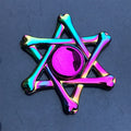 Rainbow Fidget Metal Spinner Colorful Finger Spinners High Speed Hand Spinners Fidget Toys for Stress Anxiety Relief for Adults