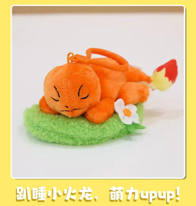Cute Pokémon Plush Keychain Cartoon Bag Charm Set