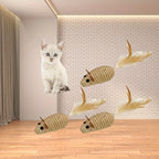 Sisal Cat Mouse Toy Interactive Bite Resistant Kitten Play Toy