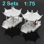 Chinese Pavilion Miniature Railway Model Kit – 2 Piece Set