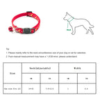New Gold Stars and Moon Cat Collar with Reflective Safety Buckle and Bell Adjustable Cats And Small Dogs Collars