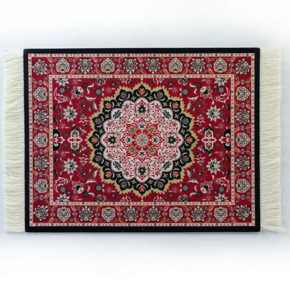Mousepad Meal Mat Persian Carpet Style Rubber Anti-slip Durable Printing Rectangle Gaming Mouse Pads Coaster