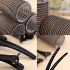 24pcs/Set Self Grip Hair Rollers No Heat Hair Clip Curlers Heatless Curls Hair Bangs Volume Self-adhesive Hook DIY Styling Tools