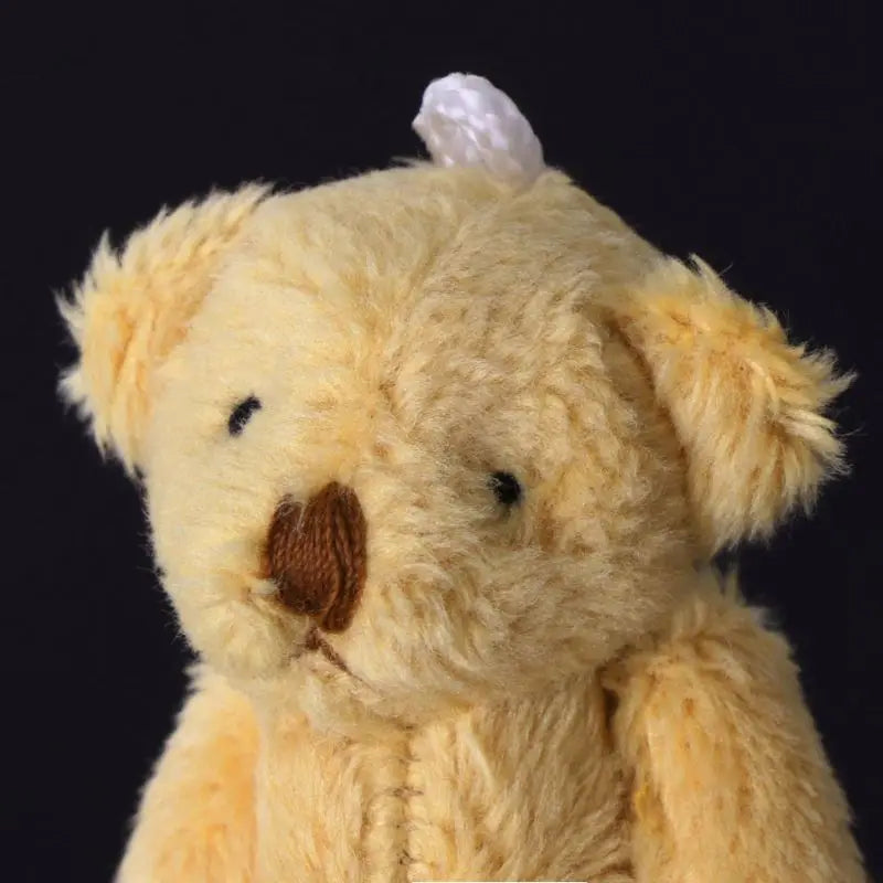 5PCS Plush Stuffed Bear Ornament Lovely Plush for Key Chain Bag Decor Handbag Accessories for Key Ring Girl Gift Women F