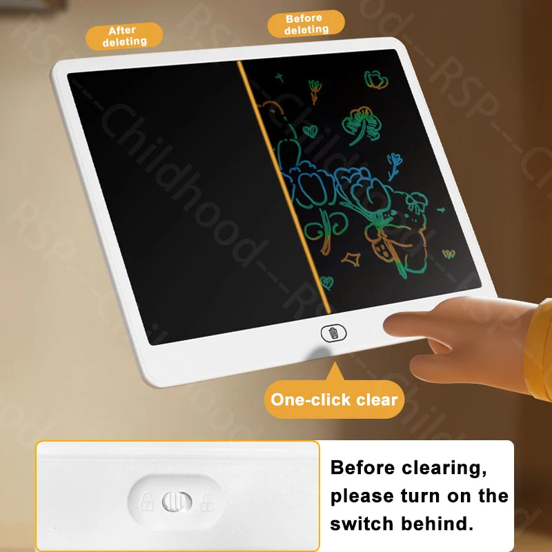 LCD Writing Tablet for Kids – Drawing & Educational Board