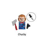 Blind box TP1040 WM6205 KF6173 KF6175 Killer Klowns Mini Figure Classic Horror Thriller Movie Building Block Model Doll Toy Gift