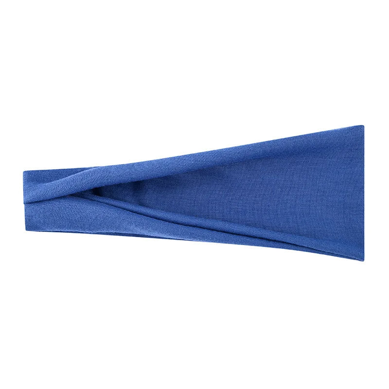 Women's Solid Color Elastic Turban Yoga Headband