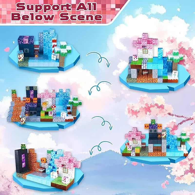 Magnetic Tiles Building Blocks – STEM Educational Toy Set
