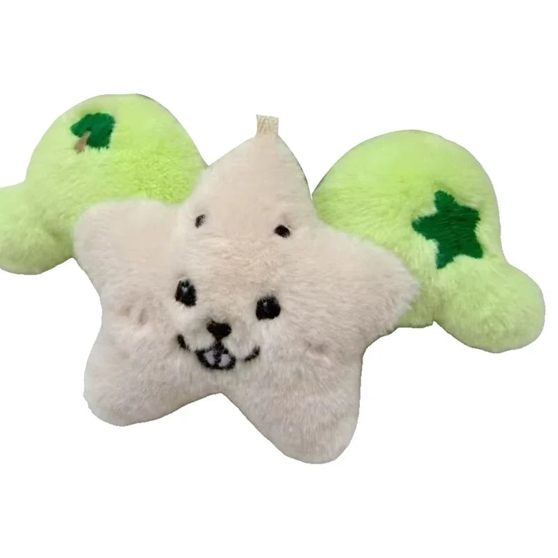 Star Plush Pendant Keychain Bag Charm Cute Doll Hanging Accessory