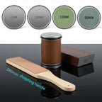 Rolling Knife Sharpener Kit – Magnetic Diamond Sharpening Stone with 15° & 20° Angle Guide