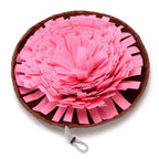 Washable Felt Dog Snuffle Mat for Slow Feeding and Nose Work