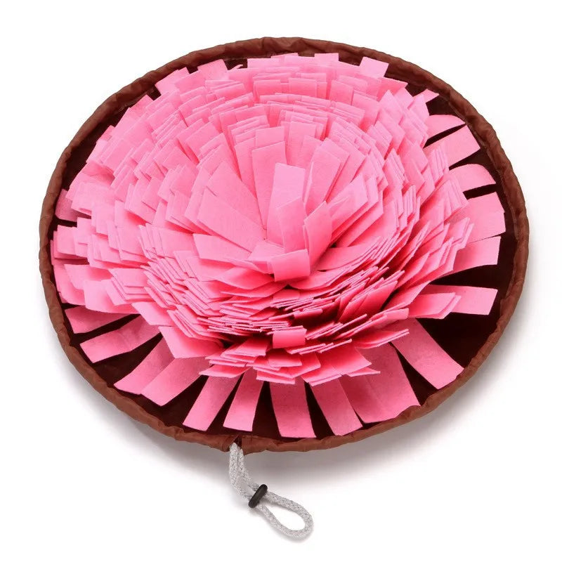 Washable Felt Dog Snuffle Mat for Slow Feeding and Nose Work