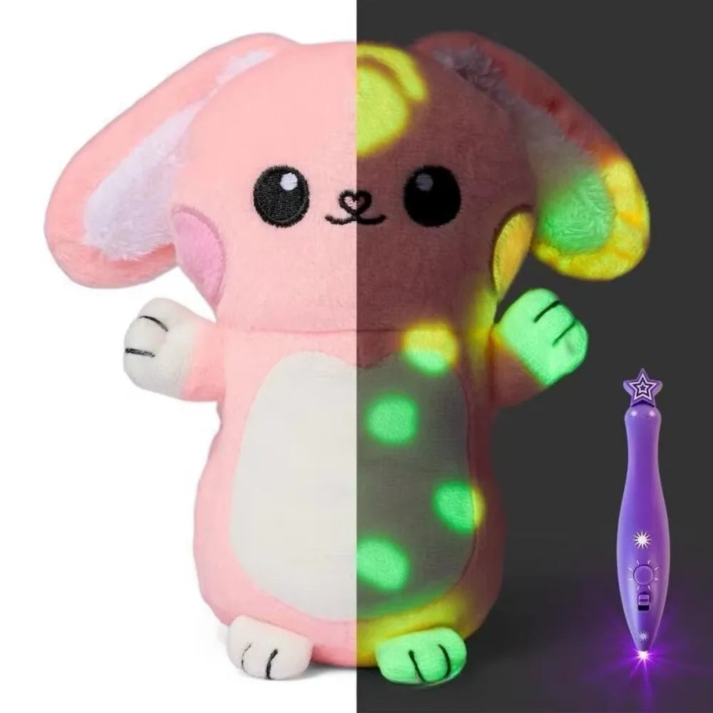 @HOT 2026 NEW Luminous Baby Plush Doll Night Light Painting Soothing Children's Toy Gift Bedtime Accompanying Travel Doll