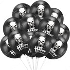 Halloween Balloons 12 Inch Black Orange White Pink Latex Balloon for Halloween Holiday Events Party Favors Supplies Decoration