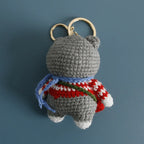 Exquisite Kitten Crochet Keychain Cute Cat Bag Charm