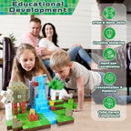 Magnetic Building Blocks Forest House STEM Construction Toy Set