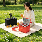 Portable Lunch Cooler Bag Folding Insulation Picnic Ice Pack Food Thermal Bag Drink Carrier Insulated Bags Beer Delivery Bag