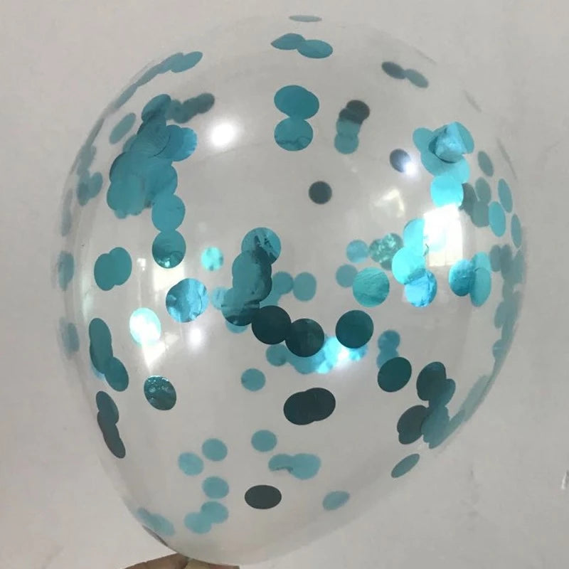 Gold Silver Confetti Balloons Glitter Sequin Globos Helium Balloon Birthday Party Halloween Christmas Party  Wedding Decorations