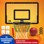 Wall Mounted Foldable Kids Basketball Hoop Set with Ball