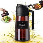 2-in-1 Glass Oil Sprayer Dispenser for Cooking, Air Fryer, Salad & BBQ