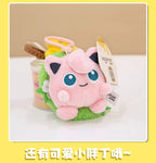 Cute Pokémon Plush Keychain Cartoon Bag Charm Set