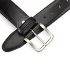 Security Zipper Hiding Cash Belts Pin Buckle Daily Travel PU Leather Anti Theft Waist Bag Men Women  Money Strap Belt