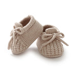 Baby Shoes Knitted Newborn Bed Footwear 0-18M Warm Clothing Accessories Infant Boys Girls First Boots Fashion Solid Toddler Kid