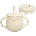Baby Feeding Cups Portable Drinkware Sippy Cup Solid Food Container Snack Cup Toddlers Learning Cups Newborn supplies