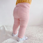 Baby Girls Boys Pants Kids High Waist Cotton Big PP Pant Spring and Autumn Girl Leggings Trousers Children Clothes 0-6 Years