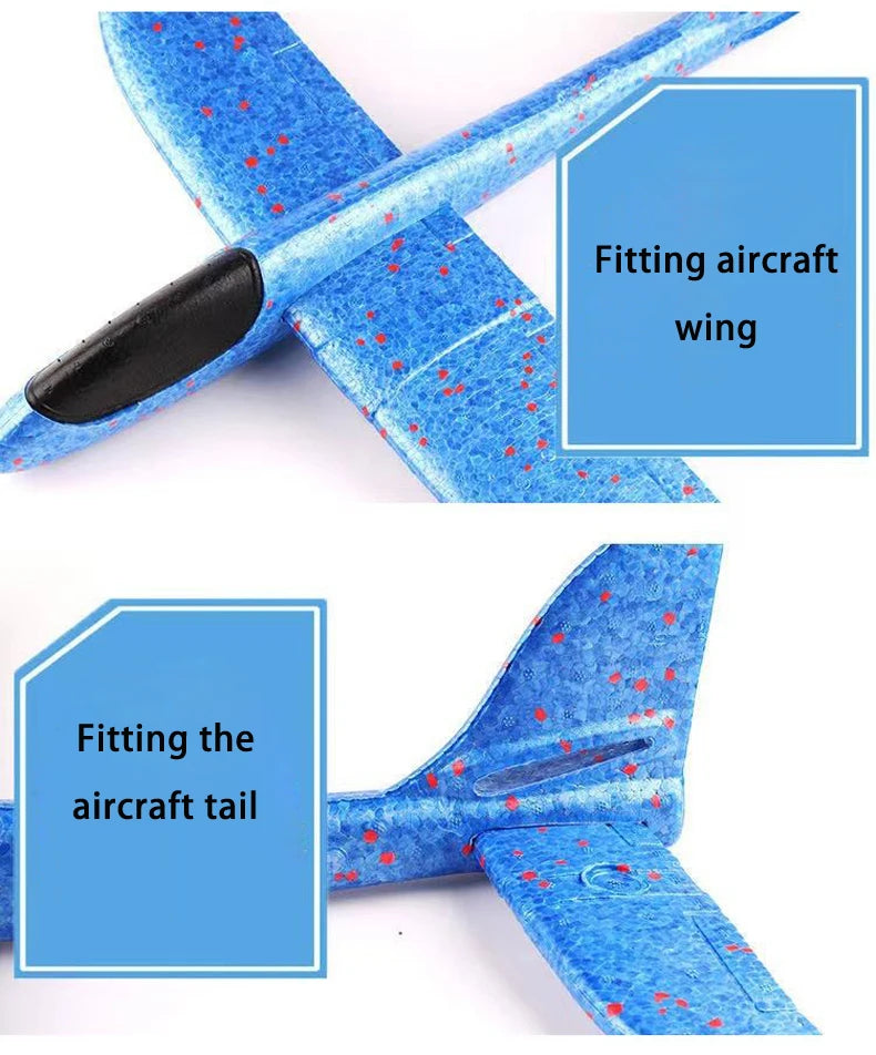 48cm EPP Foam Aircraft Toy – Hand Throwing Stunt Glider Plane