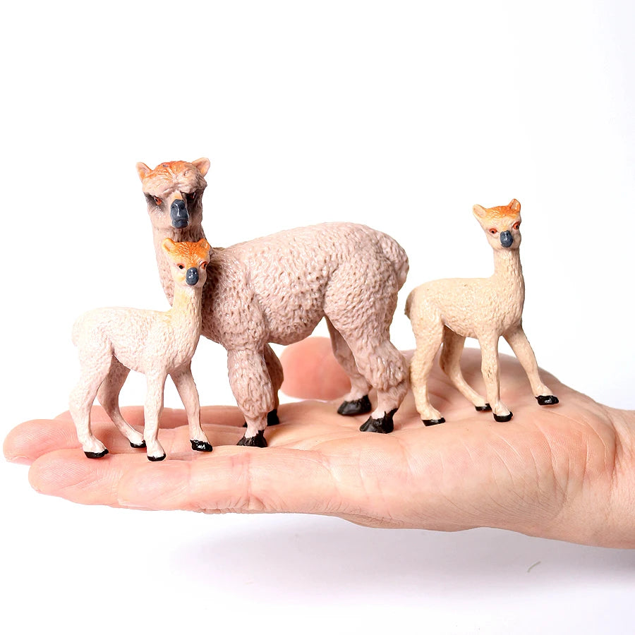 Mini Farm & Wildlife Animal Figurine Set