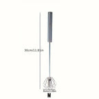 Stainless Steel Semi Automatic Egg Beater – Manual Push Whisk Mixer