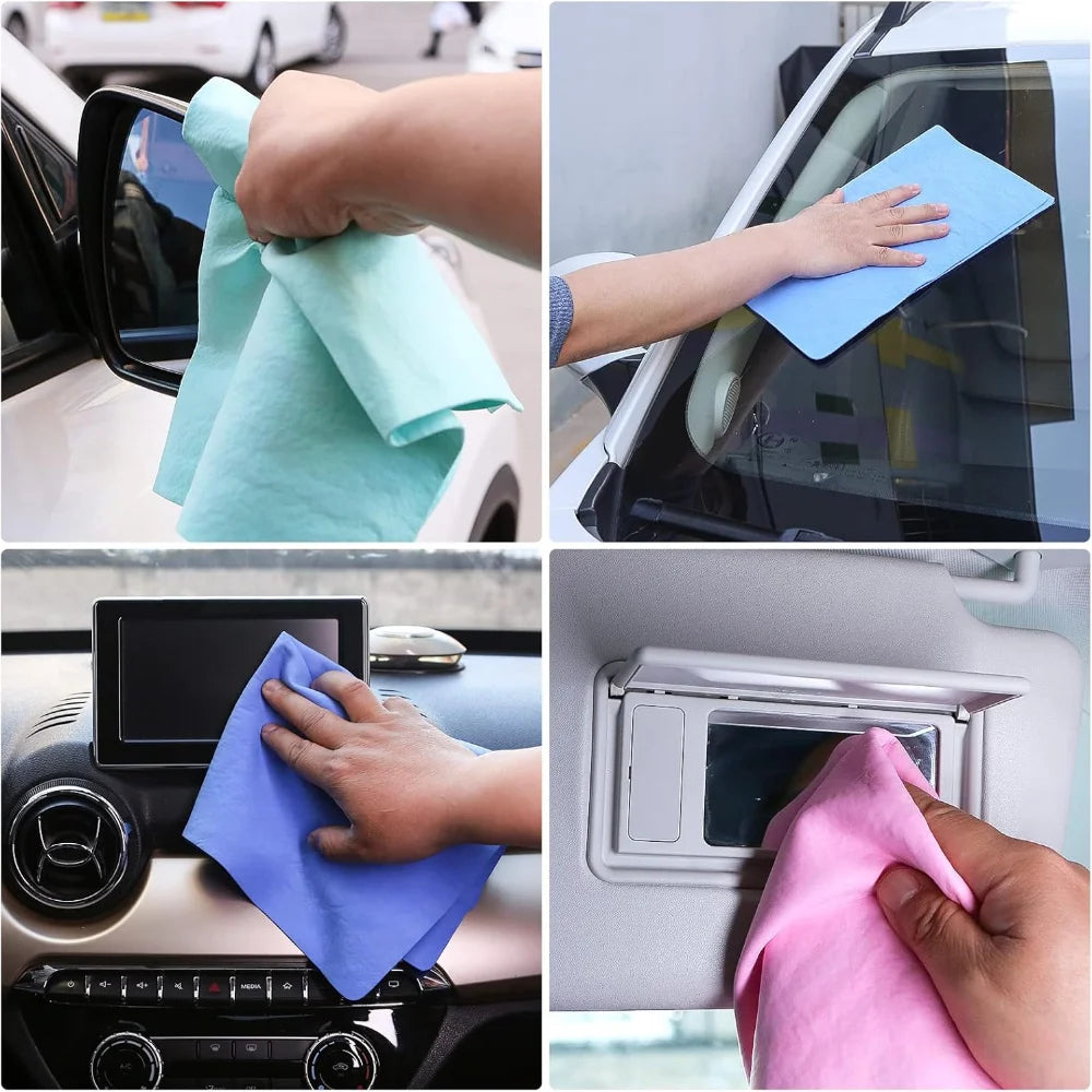 1pc Ultrafast Special Deerskin Absorbent Towel Pet Dog Towel Multifunction Towel Clean and Strong Dog Cat Beach Towels No Bucket