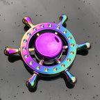 Rainbow Metal Fidget Spinner Stress Relief Finger Toy for All Ages