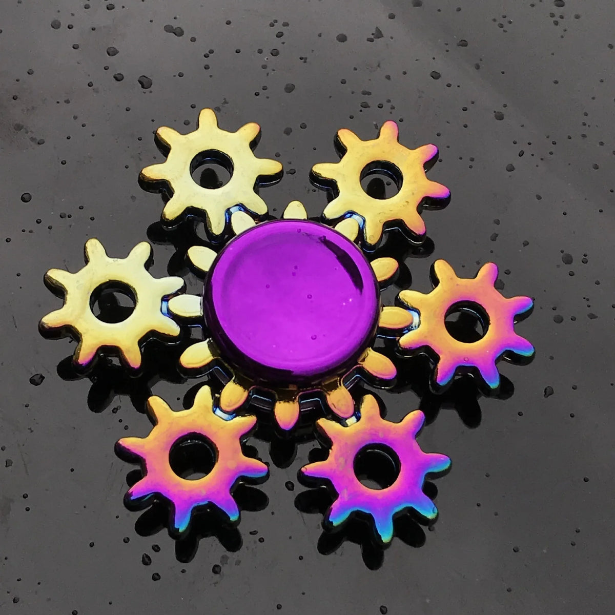 Colorful Metal Fidget Spinner – Stress Relief Toy