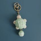 Funny Shrimp Crochet Keychain Cute Ocean Bag Charm