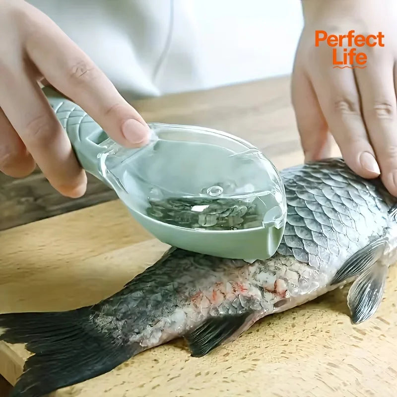 Plastic Fish Scale Removal Tool for Easy Fish Cleaning and Preparation