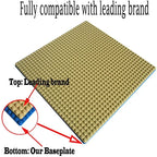 Classic Building Block Baseplate for Creative Construction Toy Sets