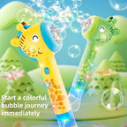 Cartoon Dinosaur & Giraffe Automatic Bubble Blowing Machine