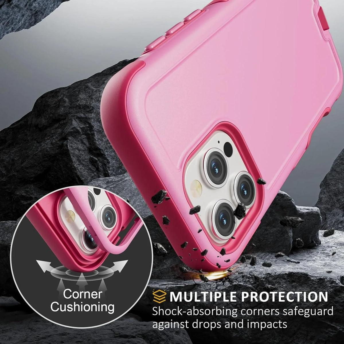 For MagSafe Heavy-Duty OTT Armor Phone Case For iPhone 18/17/16/15/14 Pro Max Plus Magnetic Military Grade Drop Protection Cover