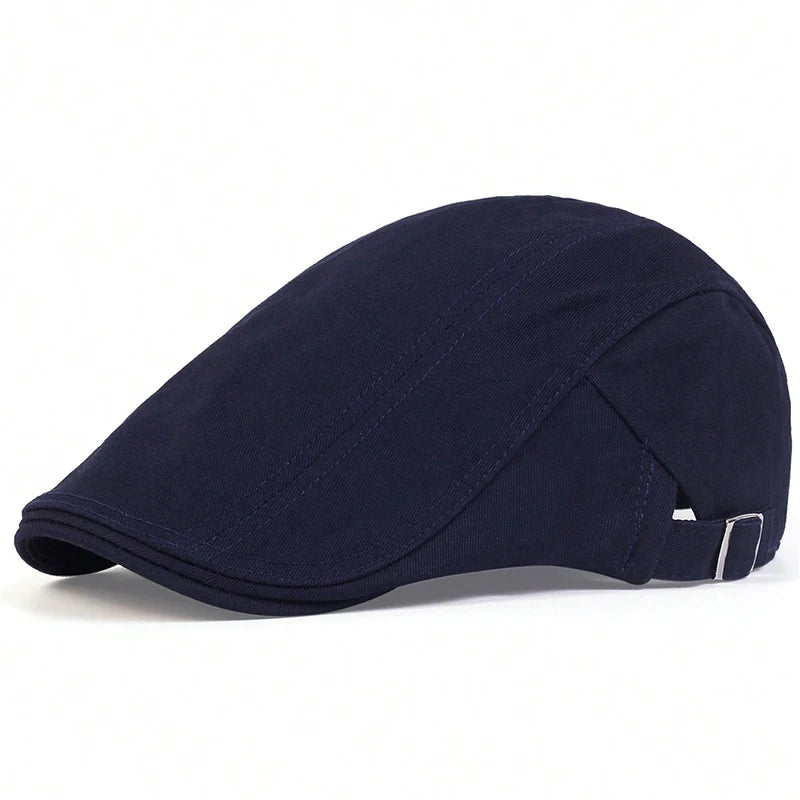 British Newsboy Flat Cap for Casual Vintage Outdoor Style