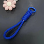Paracord Braided Keychain Wrist Lanyard for Outdoor Everyday Carry