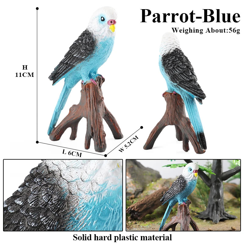 Realistic Bird Animal Figurine Collection