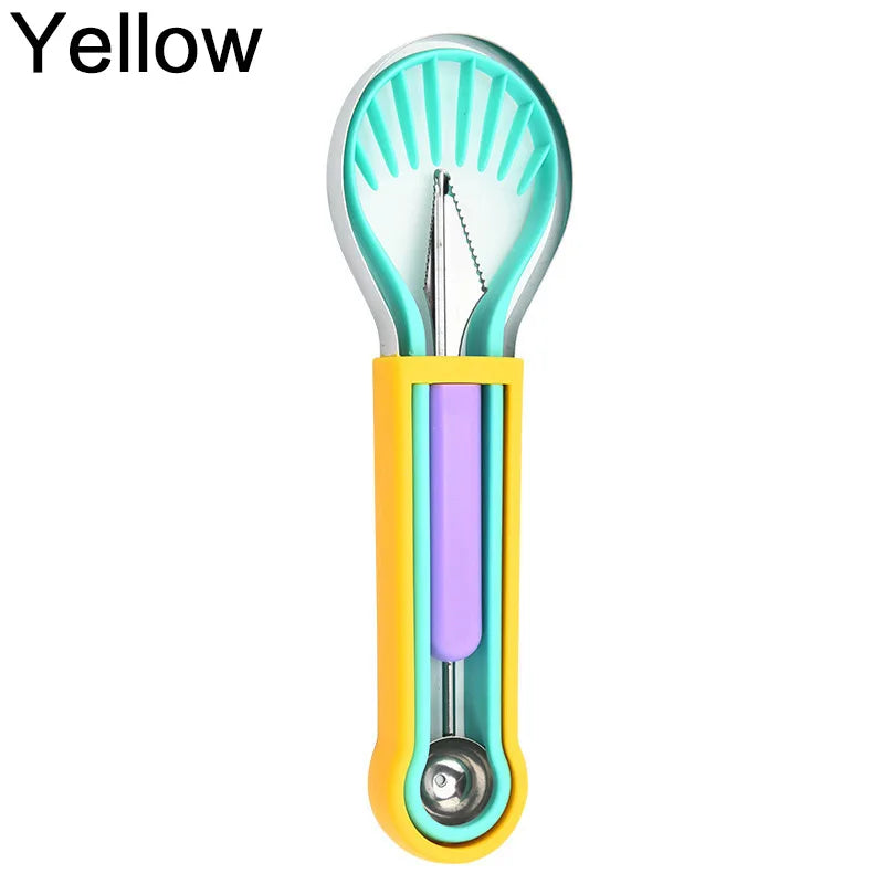 3-in-1 Avocado Slicer – Fruit Peeler, Corer & Pulp Separator
